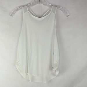 Under Armour White Mesh Back Tank